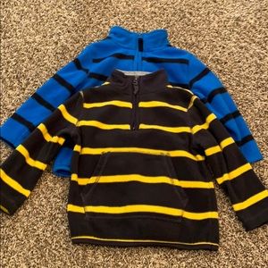 Half zip fleece pullovers- bundle of two.